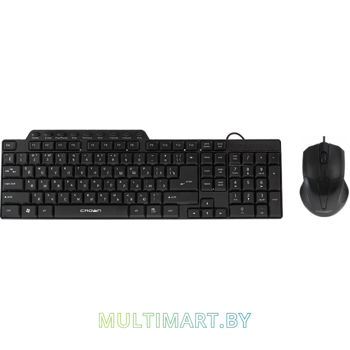 Комплект клавиатура + мышь CrownMicro CMMK-520B